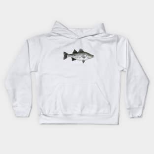 White Bass Kids Hoodie